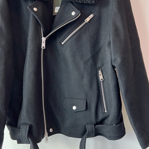 Allsaints Biker Jacket Black - Picture 4 of 11